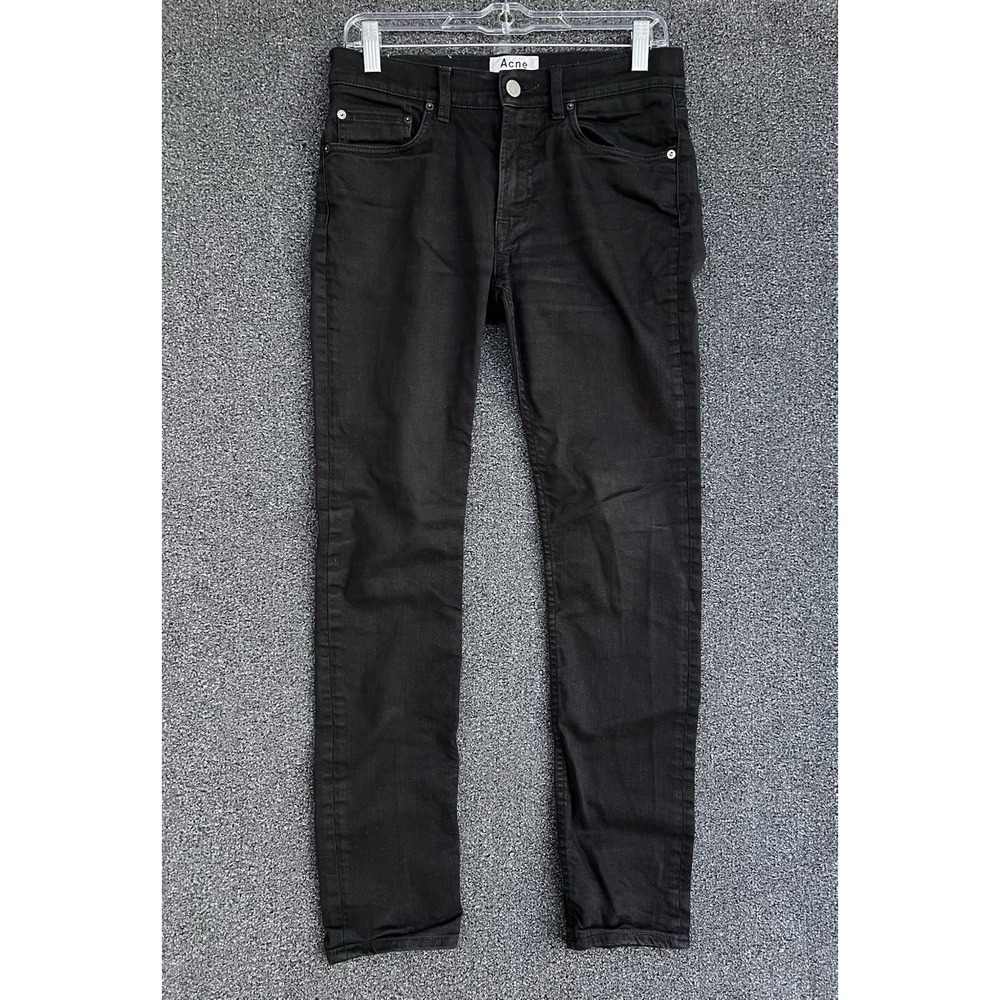 ACNE STUDIOS ACE STAY CASH BLACK JEANS 30 X 32